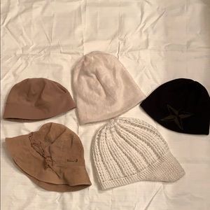 5 piece winter hat bundle